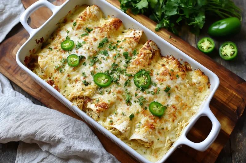 Green Chili Chicken Enchiladas Recipe