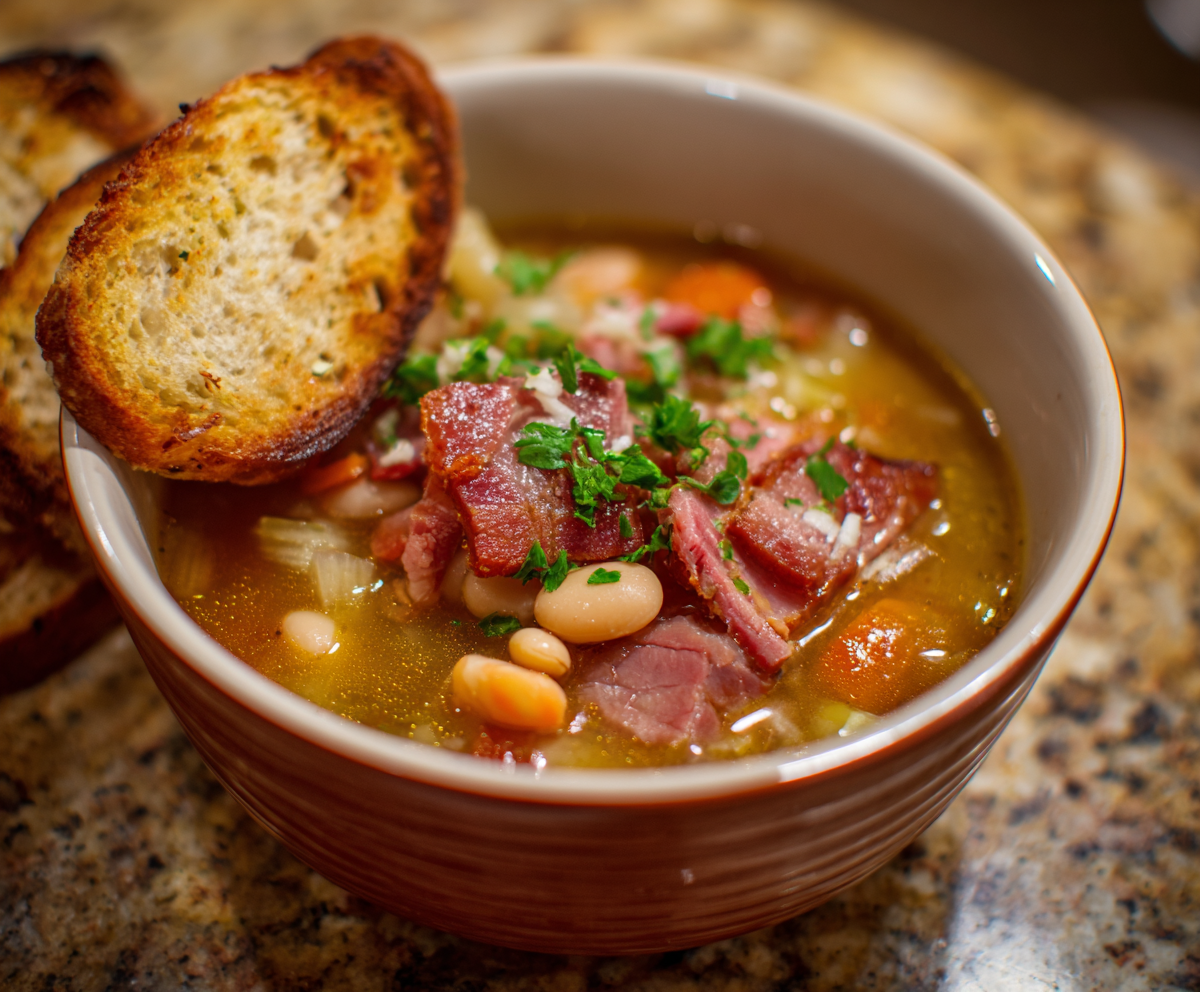 Hearty Ham and Bean Soup Recipe