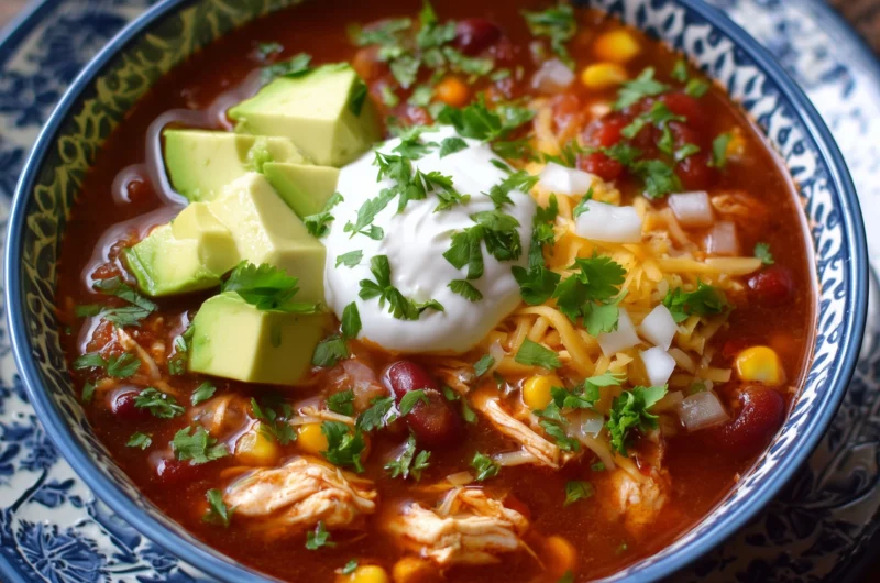 Quick Chicken Taco Soup Recipe