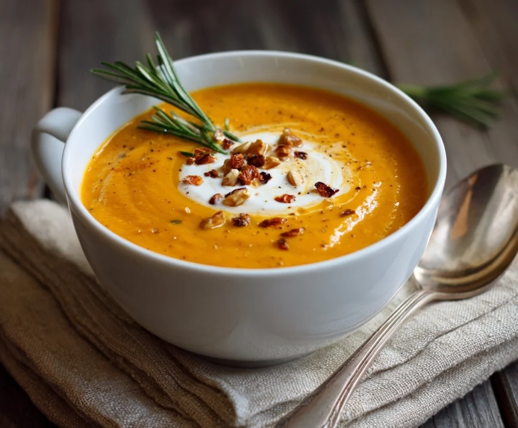 Roasted Butternut Squash Soup Recipe
