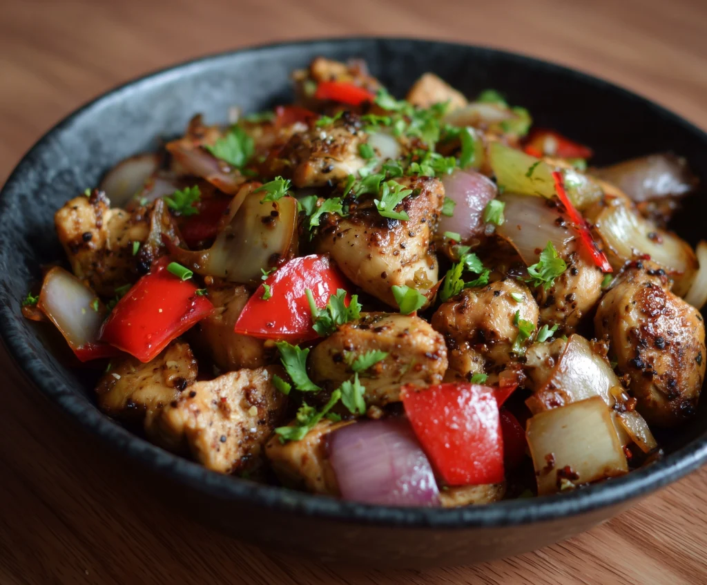 Savory Black Pepper Chicken Recipe