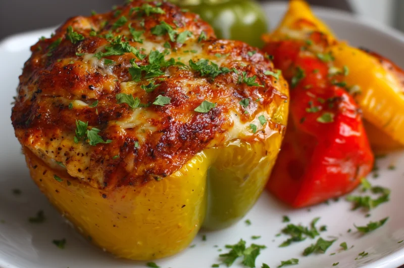 Simple Chicken Stuffed Peppers Recipe
