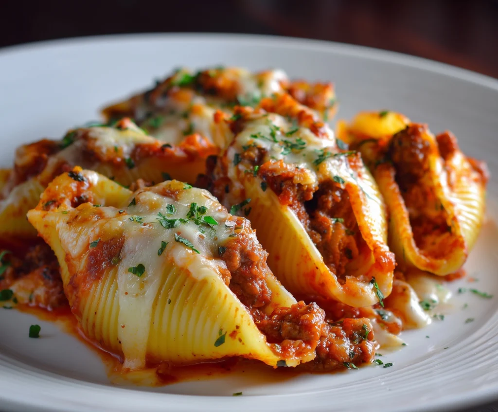 Stuffed Shells With Meat Recipe