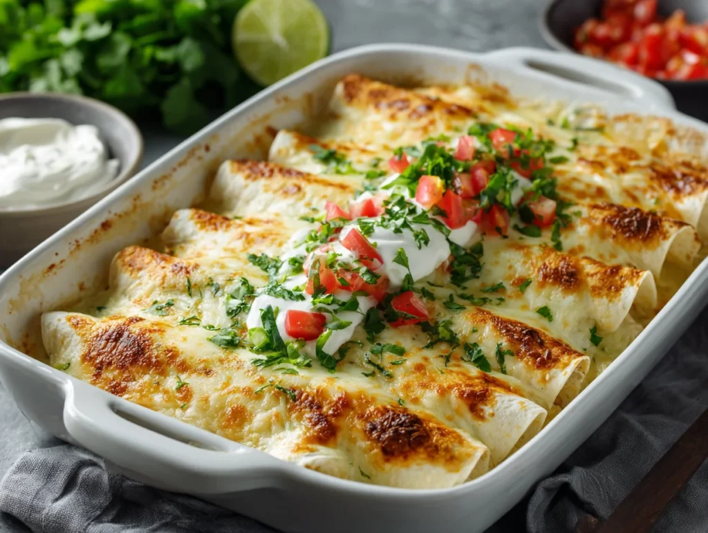 White Chicken Enchiladas