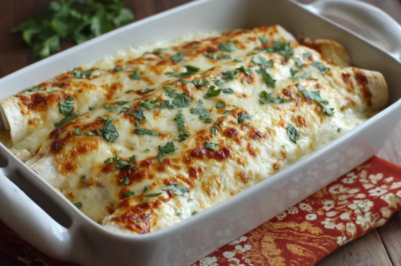 White Chicken Enchiladas Recipe