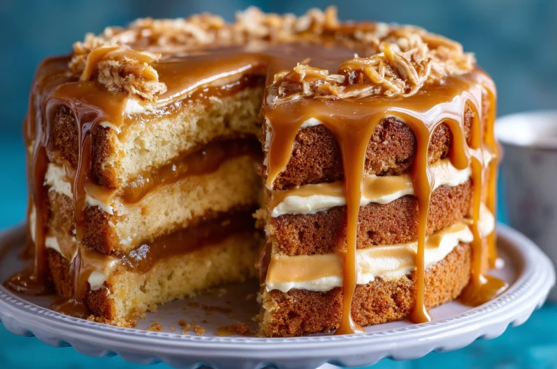 Sweet and Delicious Caramel Cake Recipe