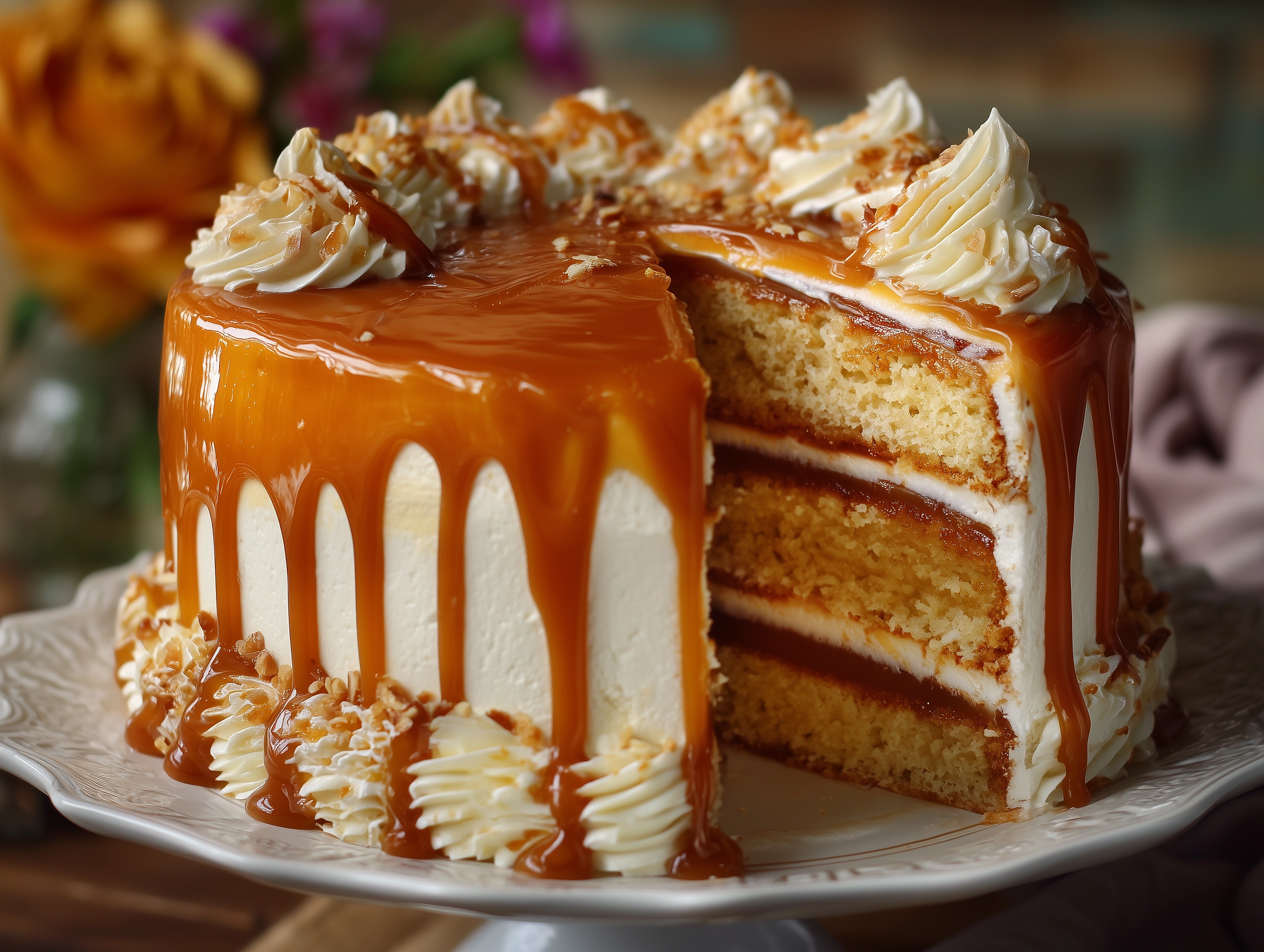 caramel cake