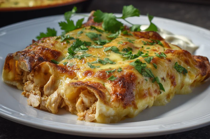 Fresh and Cozy Chicken Enchiladas Recipe
