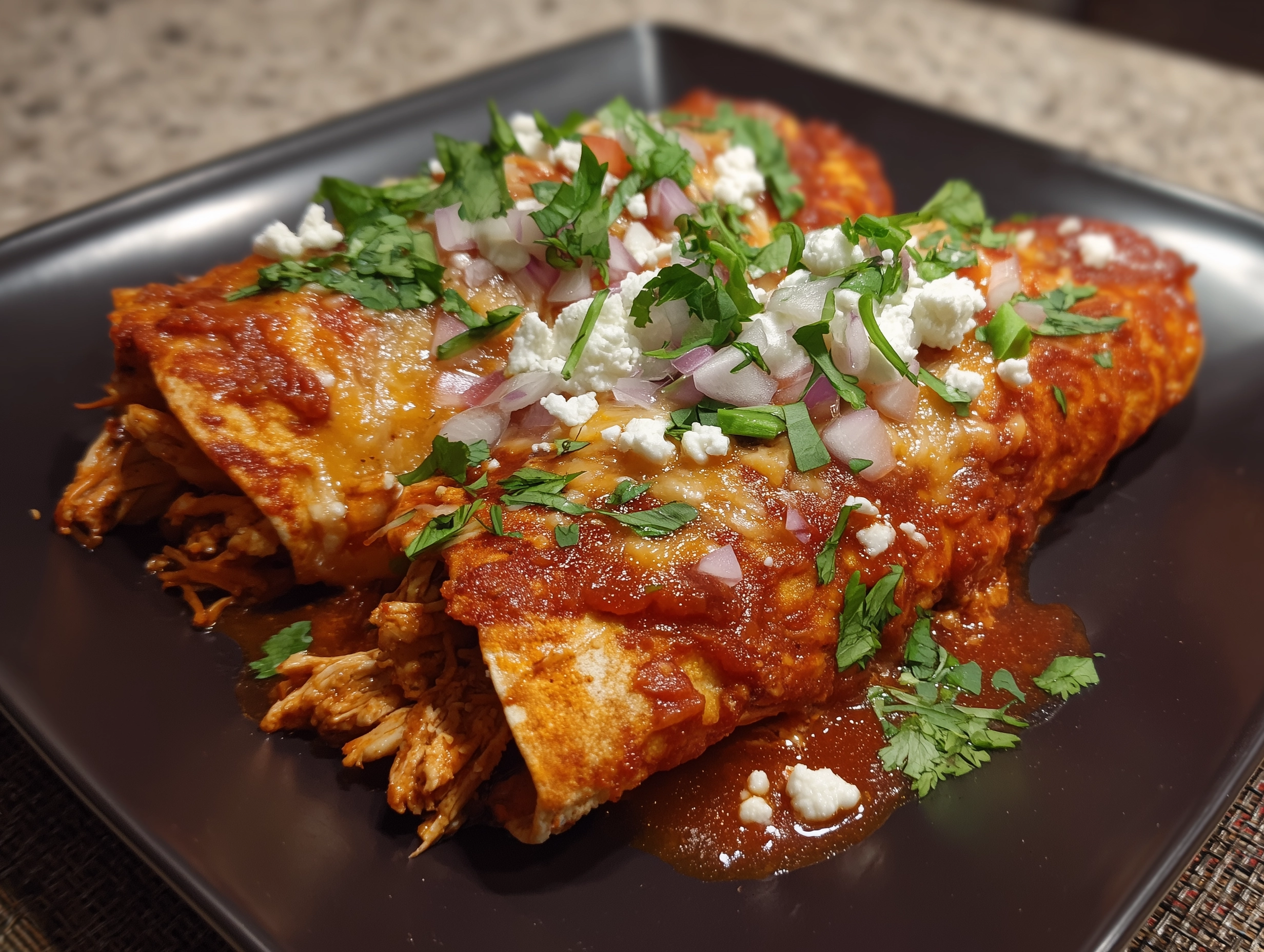chicken enchiladas
