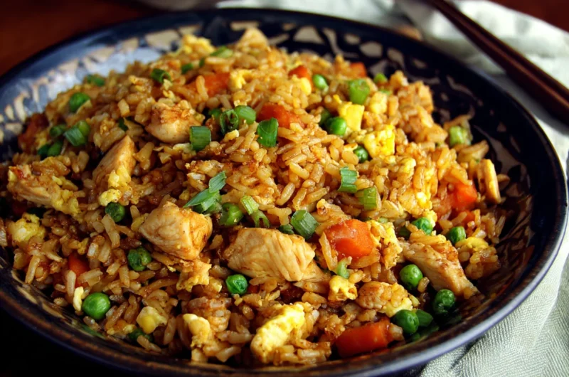 Easy Chicken Fried Rice at Home
