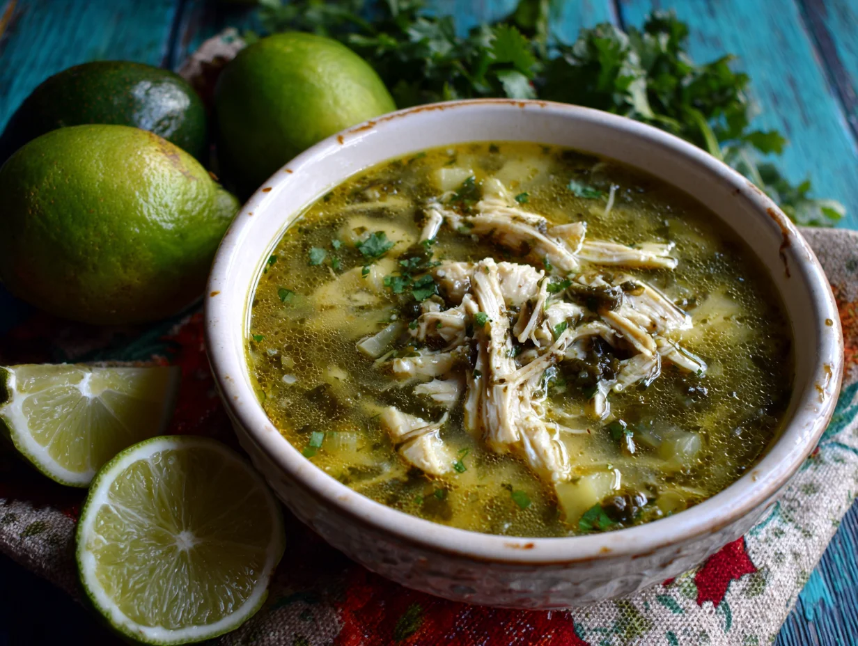 chicken poblano soup