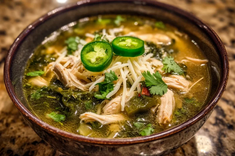 Flavorful Chicken Poblano Soup Recipe