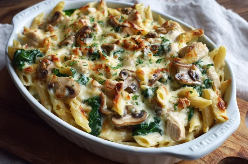 Creamy Chicken Pasta Bake Recipe
