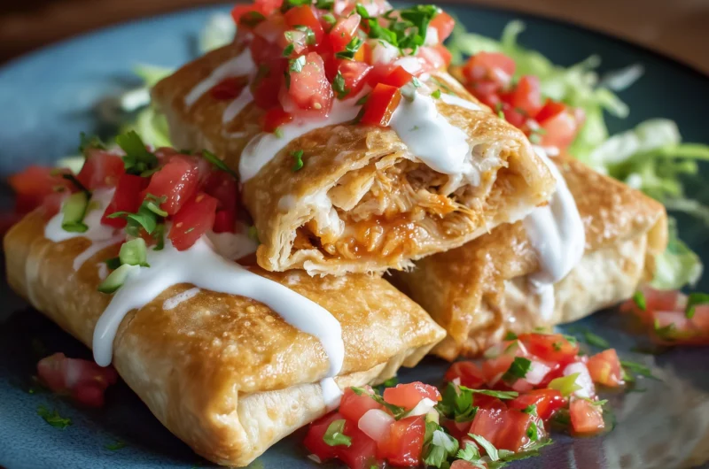 Crispy Chicken Chimichangas Recipe