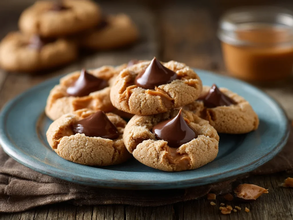 peanut butter blossom cookies