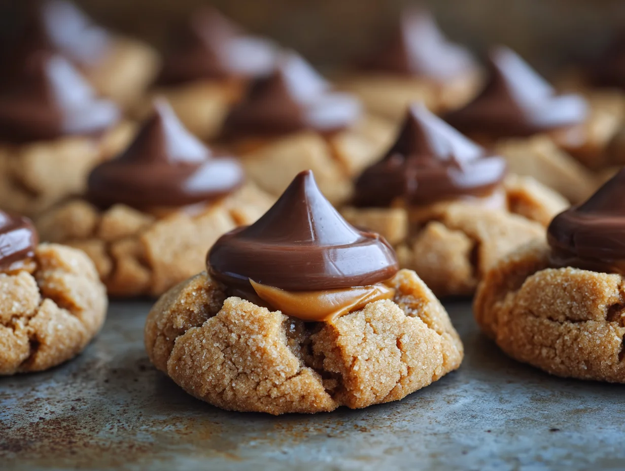 peanut butter blossom cookies