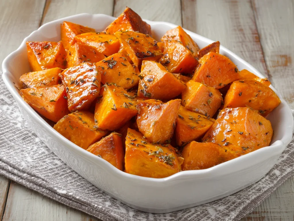 roasted sweet potatoes