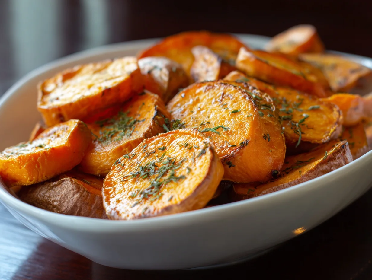 roasted sweet potatoes