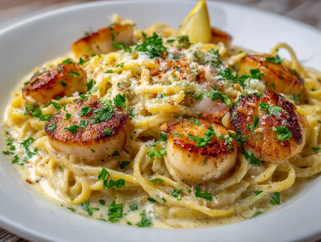 scallops pasta