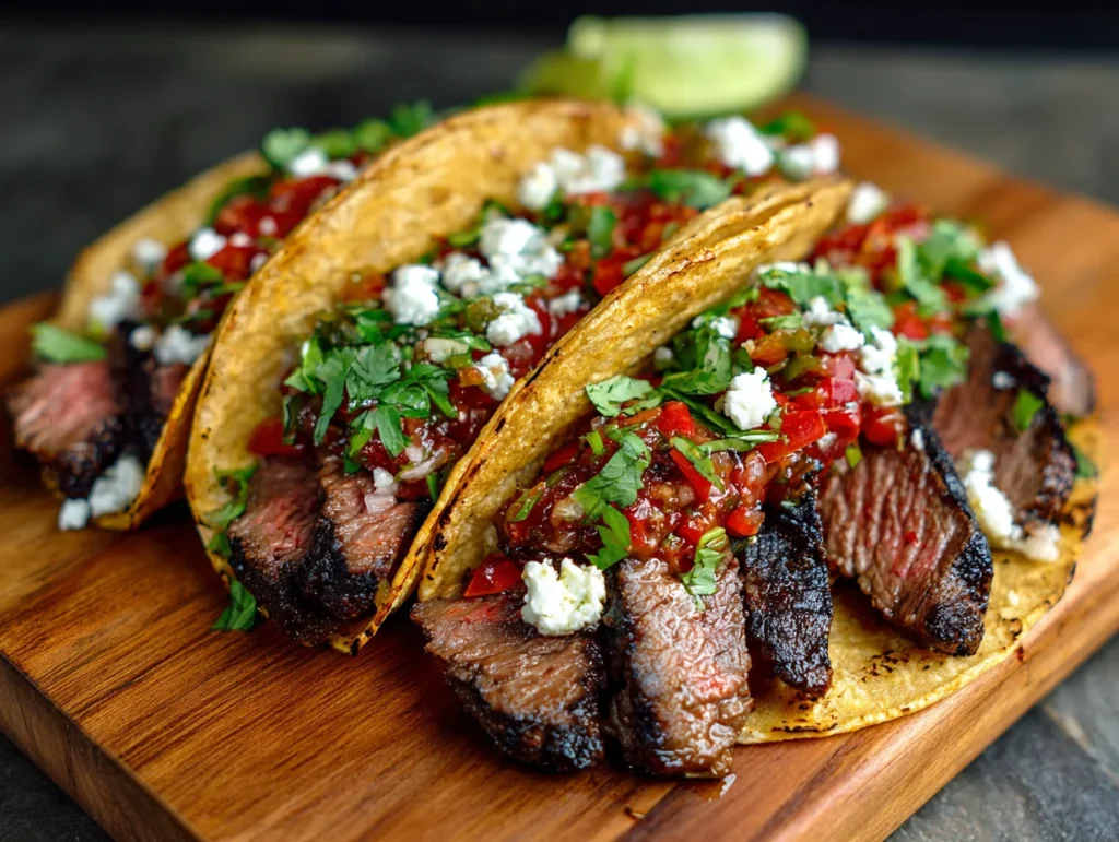steak tacos