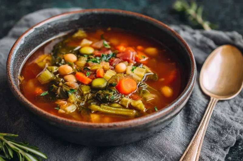 Healthy Homemade Veggie Soup Recipe