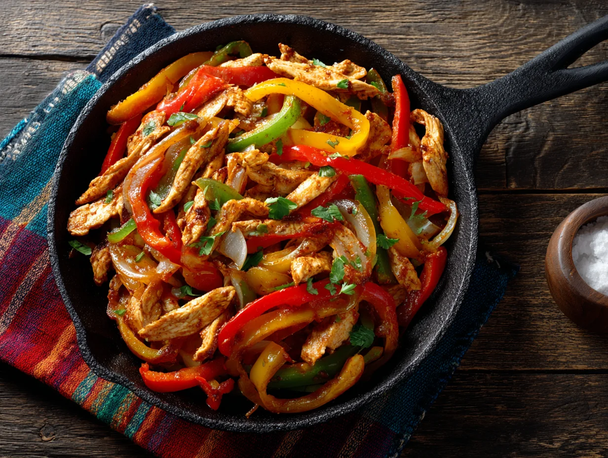 chicken fajitas