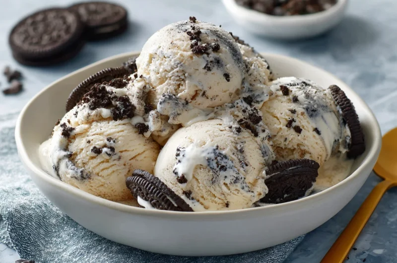 Creamy Cookies and Cream Ice Cream Recipe