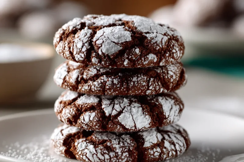 Fudgy Crinkle Cookies Recipe