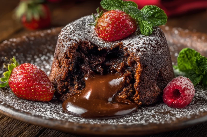 Choco Lava Cake Recipe (Molten Center)