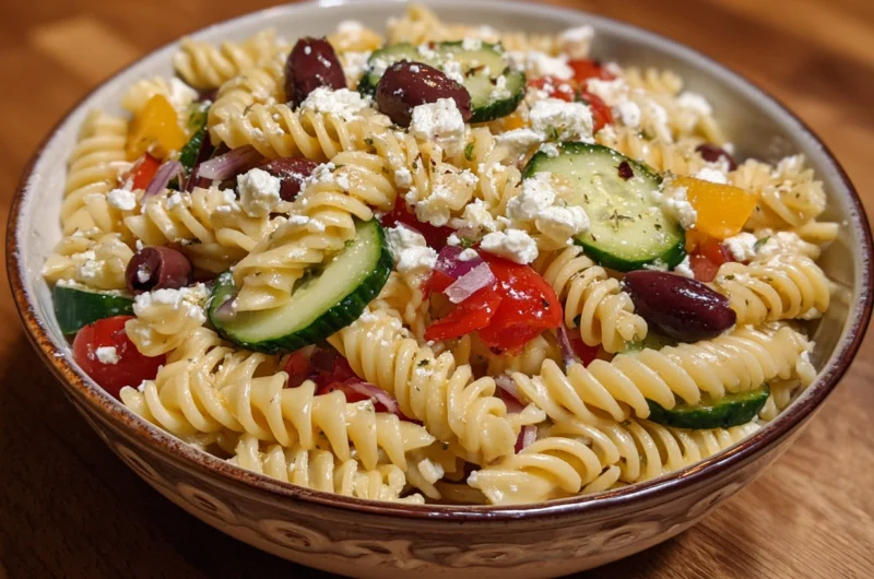 Greek Pasta Salad Recipe