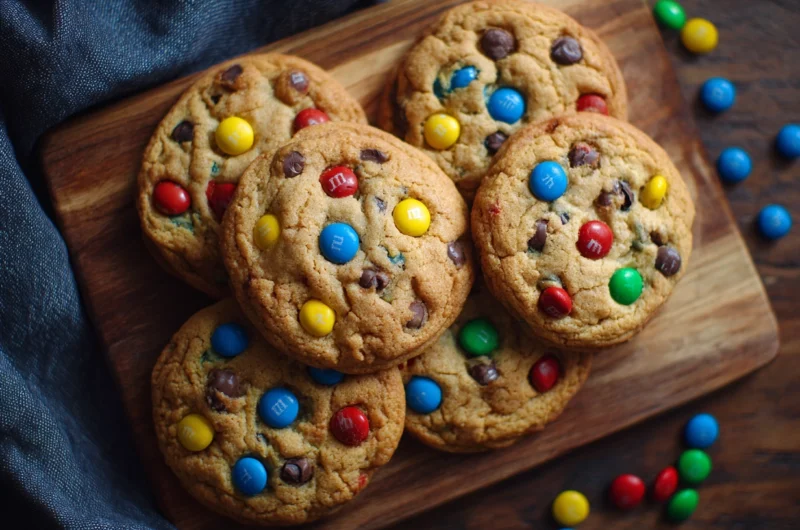 Chewy M&M Cookies Recipe
