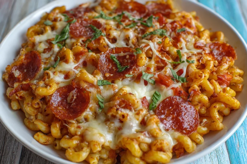 Cheesy Pizza Pasta Recipe