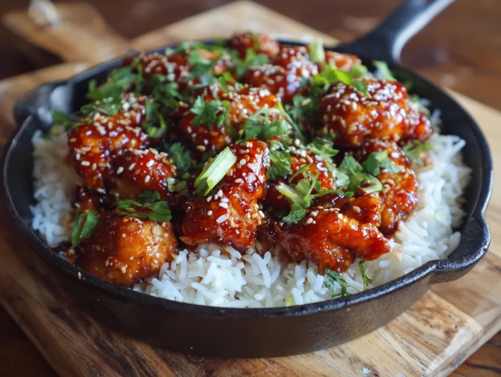 honey garlic chicken