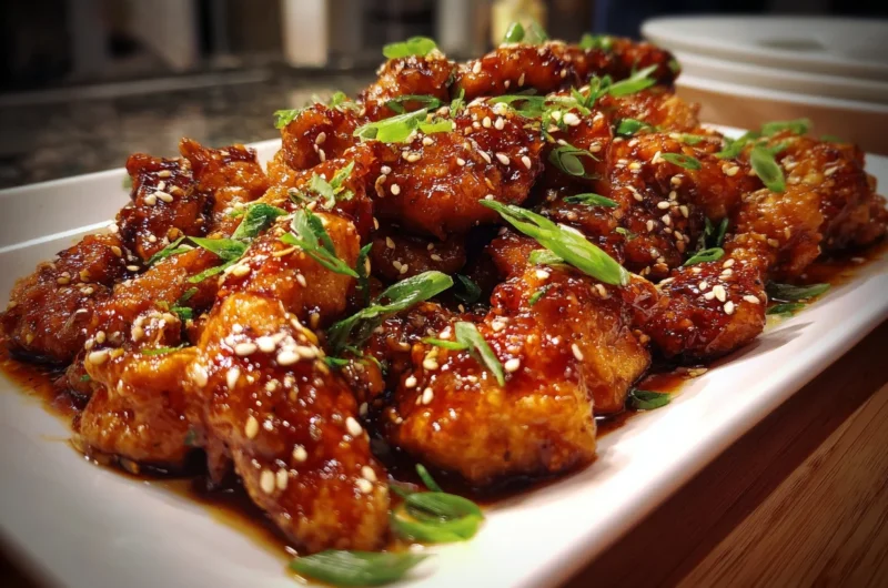 Sticky Honey Garlic Chicken Recipe