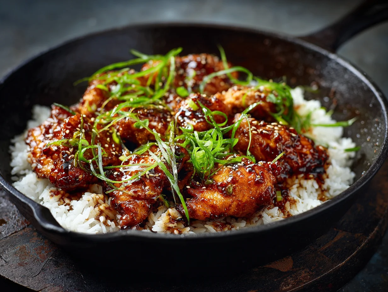 honey garlic chicken