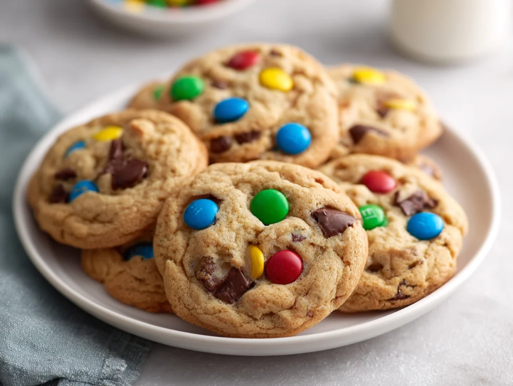 m&m cookies recipe