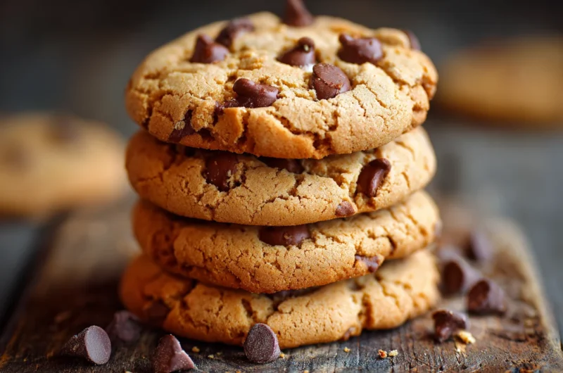 Chewy Peanut Butter Chocolate Chip Cookies Recipe