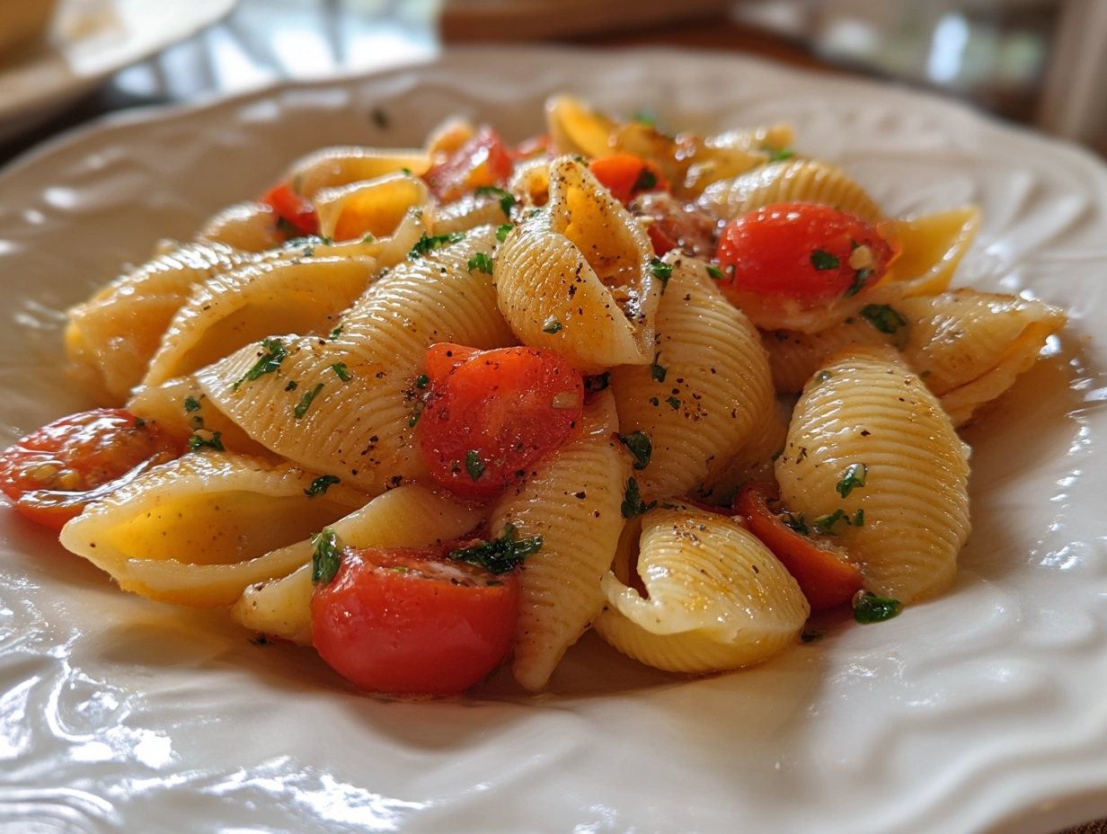 quick and easy cherry tomato pasta