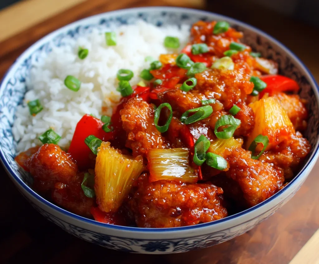 sweet and sour chicken