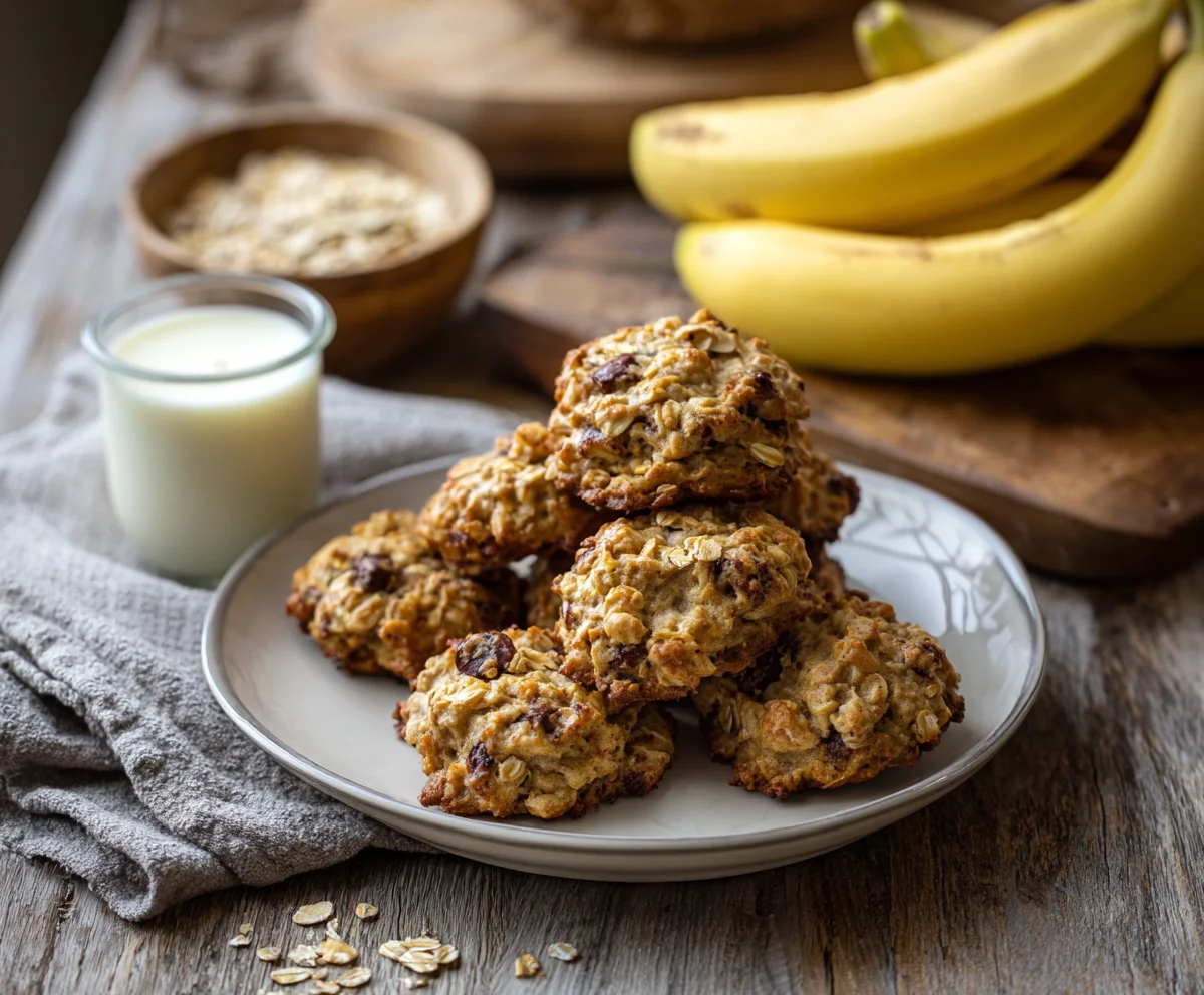 banana oatmeal cookies