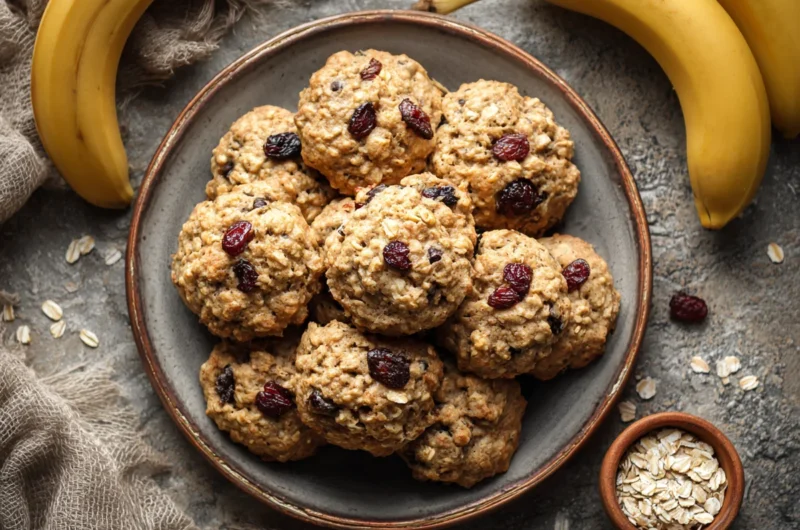 Banana Oatmeal Cookies Recipe