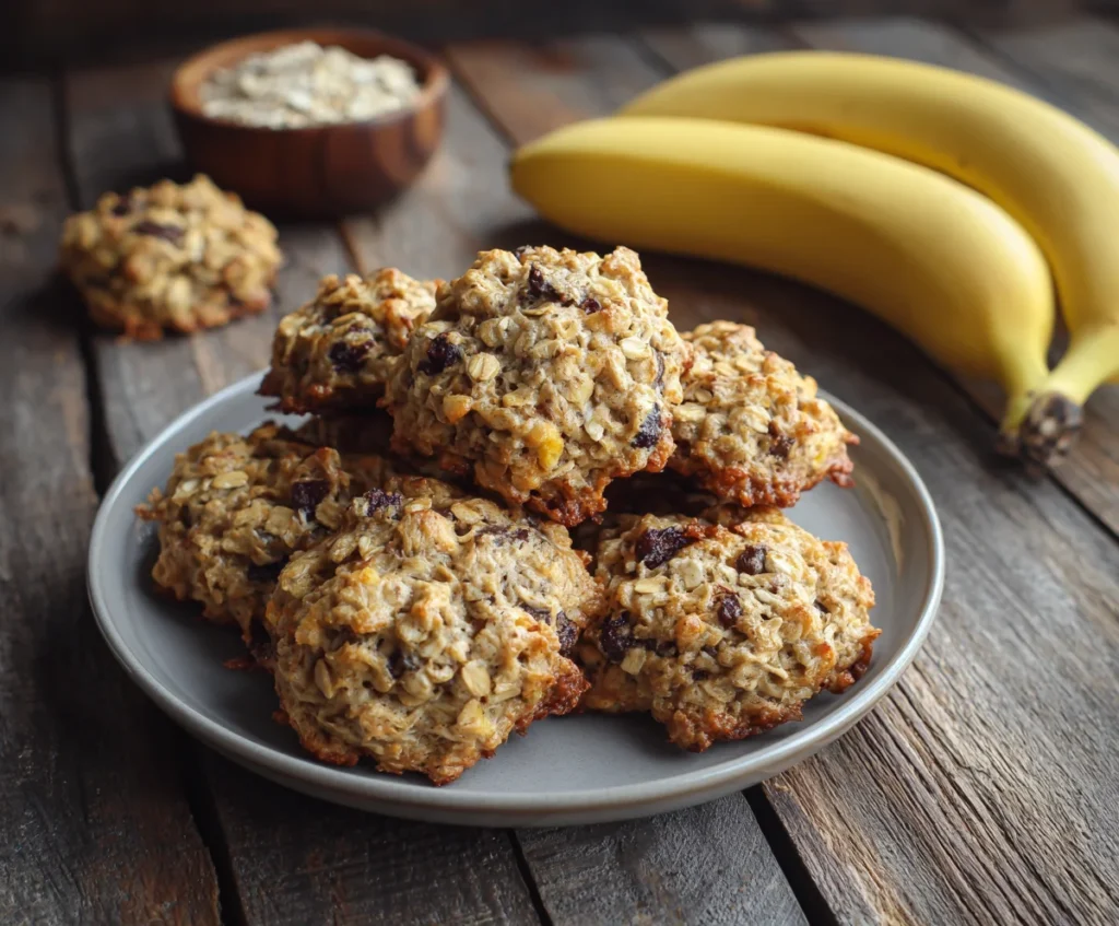 banana oatmeal cookies