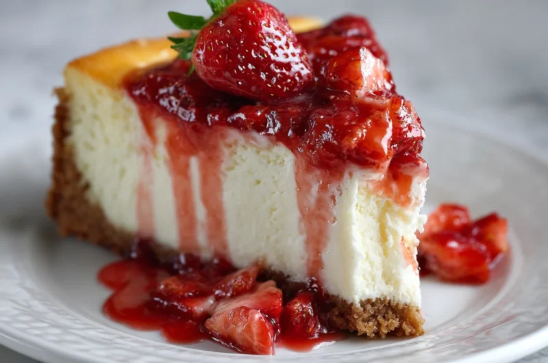 Classic Strawberry Cheesecake Recipe