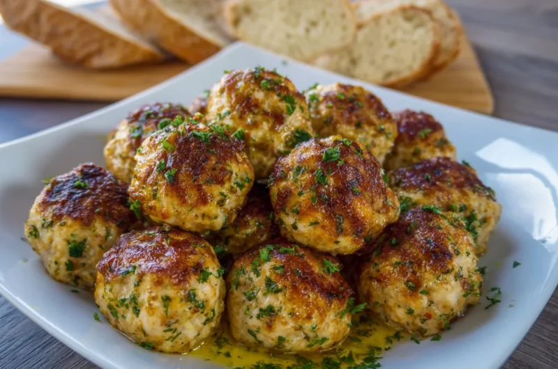 Juicy Chicken Meatballs Recipe