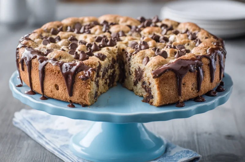 Chocolate Chip Cookie Cake Recipe