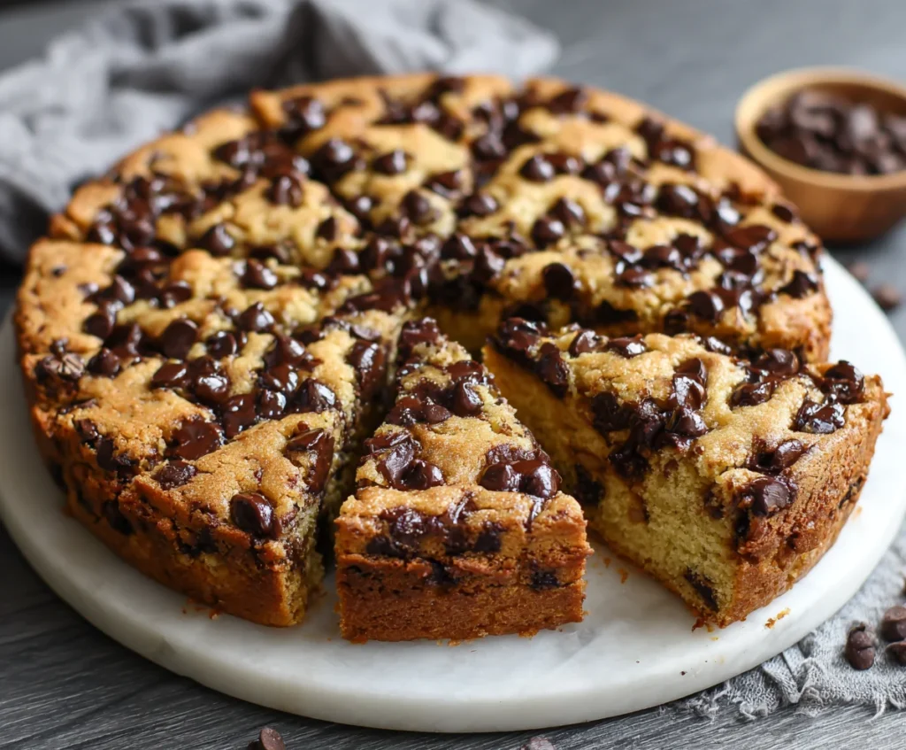 chocolate chip cookie cake