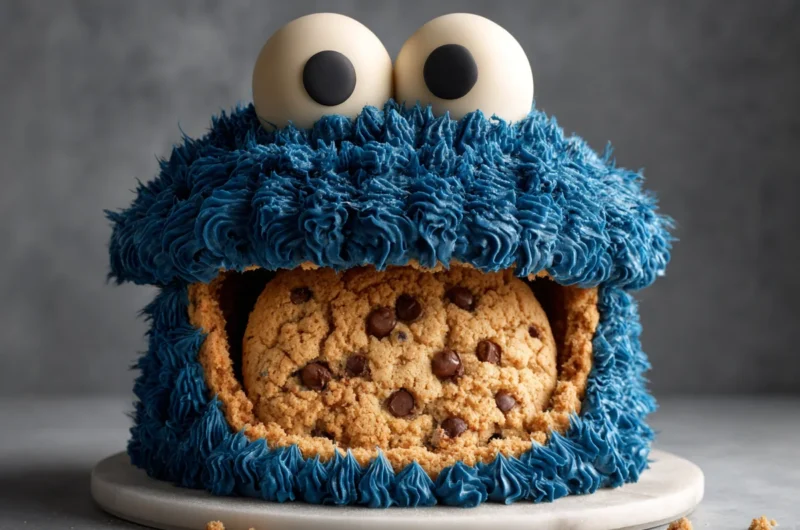 Cookie Monster Cake Recipe