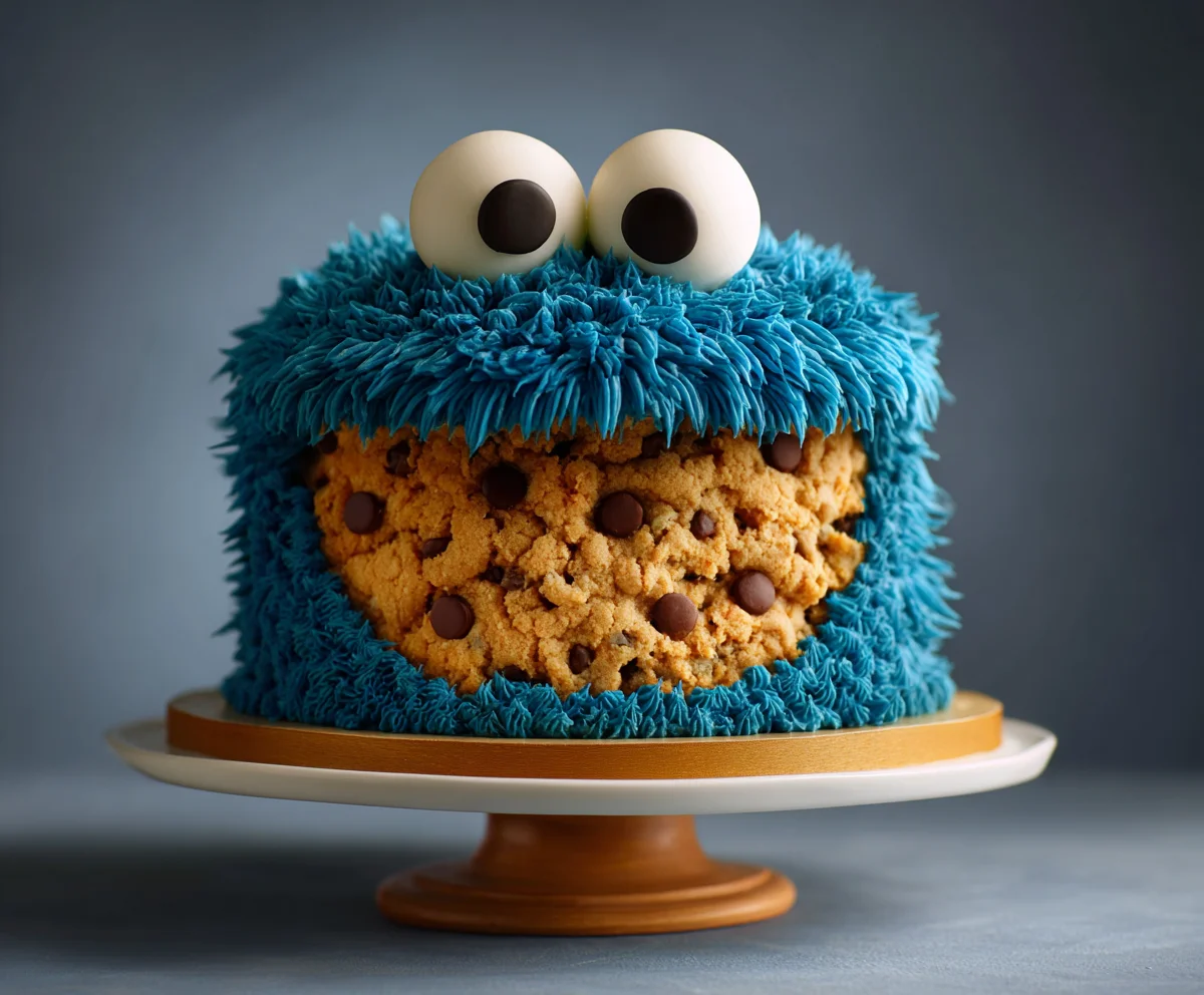 cookie monster cake