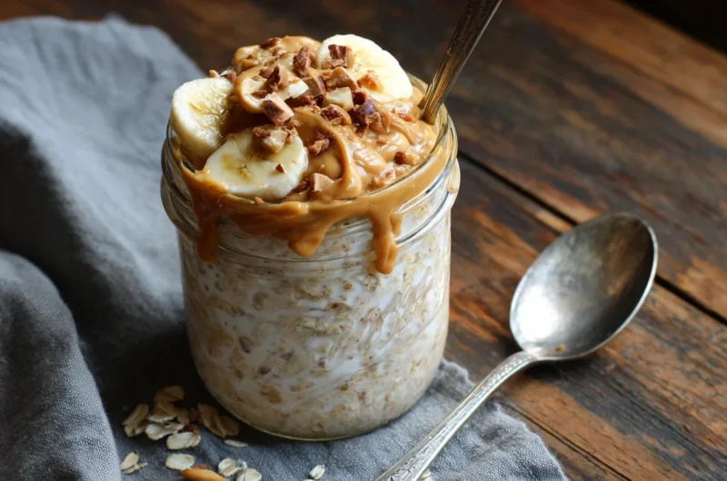 Peanut Butter Overnight Oats Recipe
