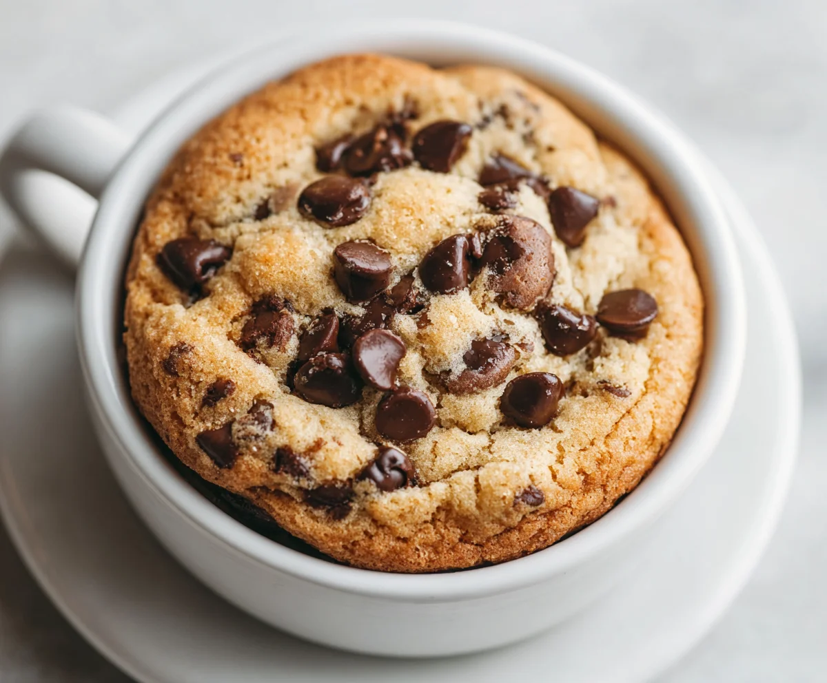 single serve chocolate chip cookie